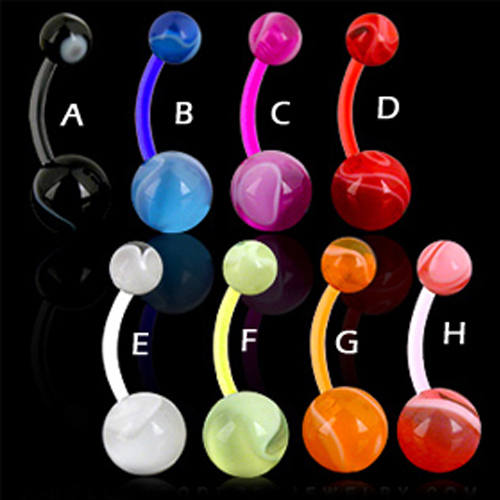Bauchnabel piercing schmuck - uv,