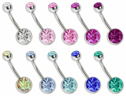 Bauchnabel piercing stecker - bauchnabel,