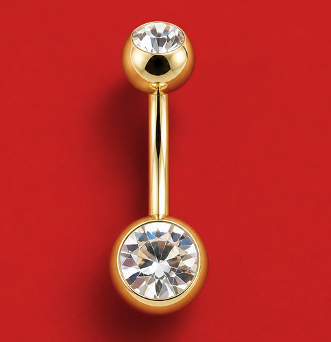Bauchnabelpiercing kristall - bauchnabelpiercing,
