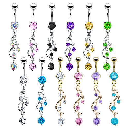 Bauchnabelpiercing banane - bauchnabelpiercing,