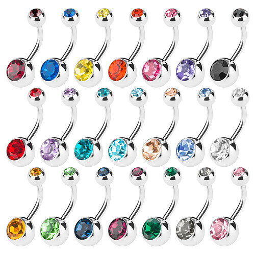 Bauchnabelpiercing banane - bauchnabelpiercing,