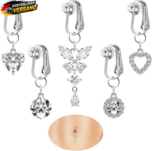 Bauchnabelpiercing set 5 - bauchnabelpiercing, 4/5