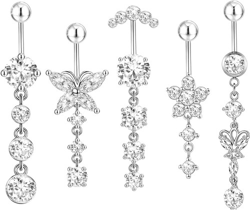 Stück bauchnabelpiercing - 5,