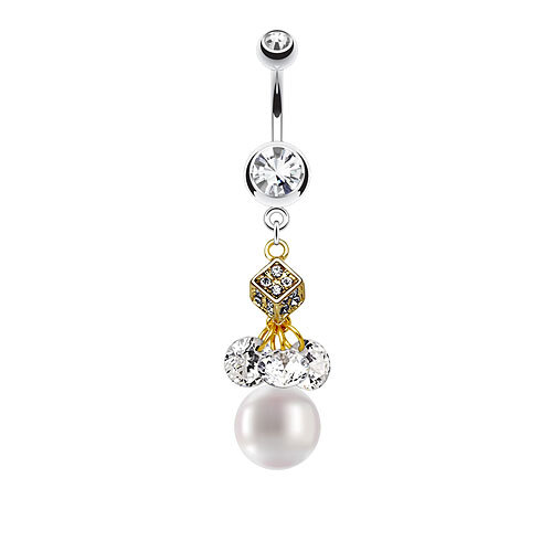 Bauchnabelpiercing kristall - bauchnabelpiercing,