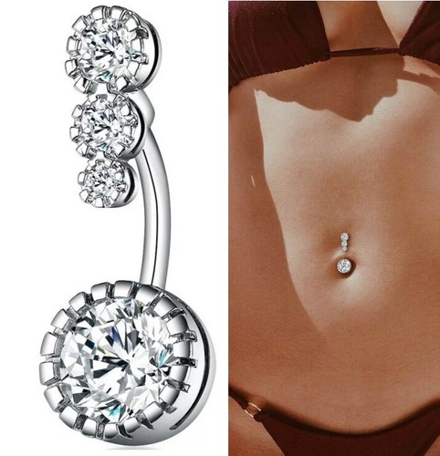 Bauchnabelpiercing zirkonia - bauchnabelpiercing, *zirkonia