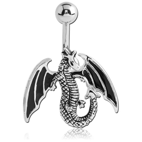 Bauchnabelpiercing drachen - bauchnabelpiercing,