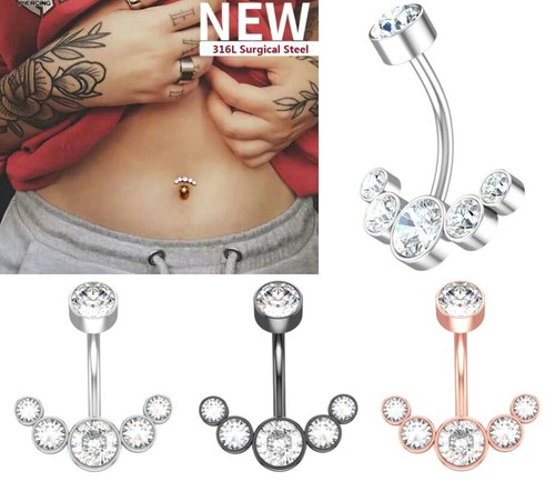 Bauchnabelpiercing zirkonia - bauchnabelpiercing, *zirkonia